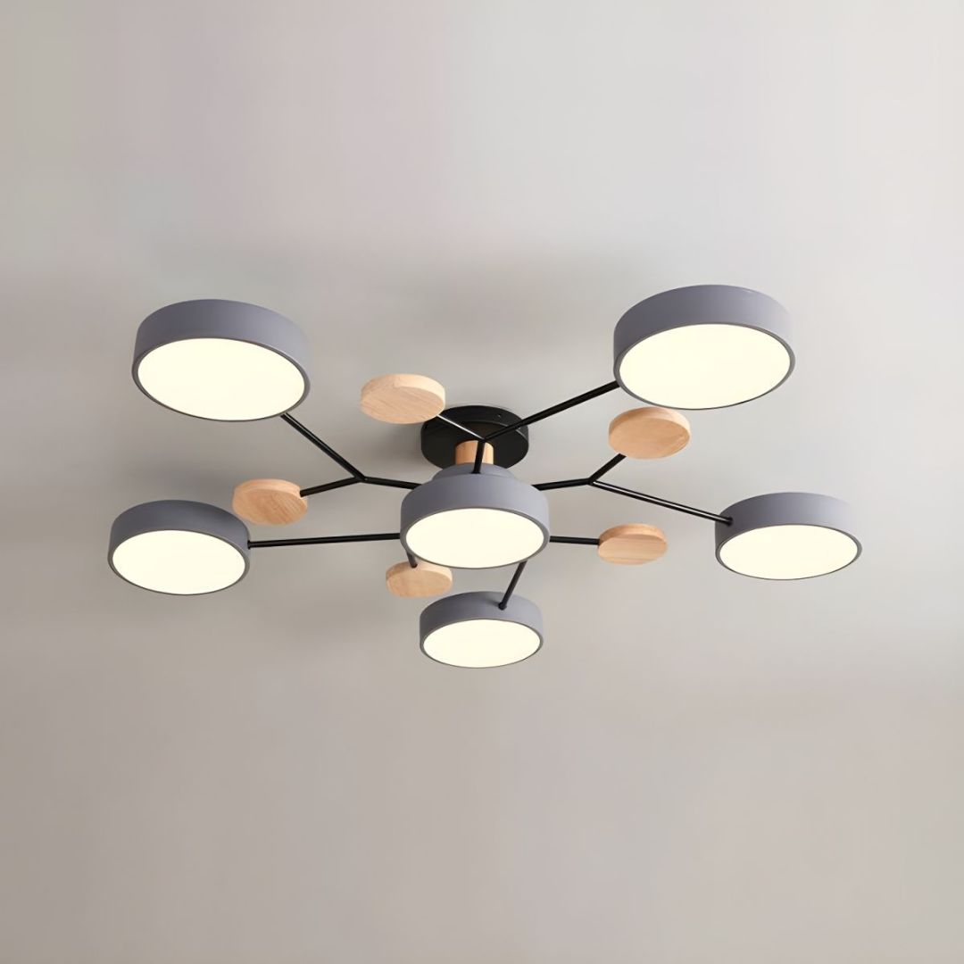 Nowoczesna lampa sufitowa LED do salonu
