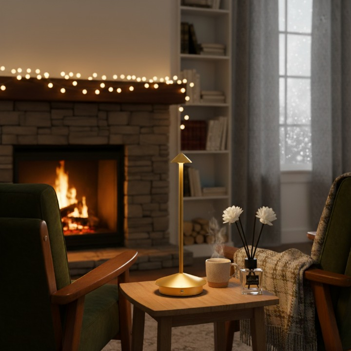 Bezprzewodowa LED owa lampa stolowa z-akumulatorem