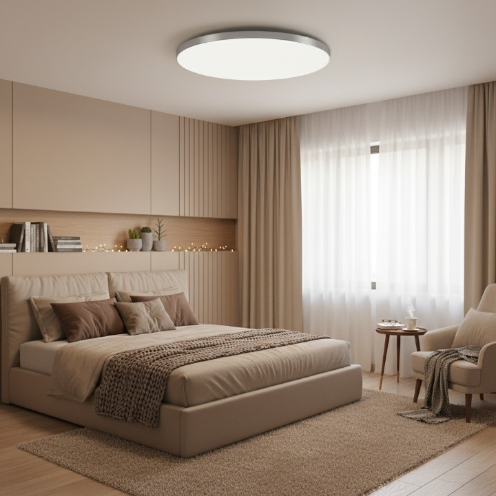 Nowoczesna okrągła lampa sufitowa LED