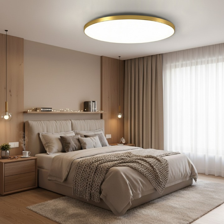 Nowoczesna okrągła lampa sufitowa LED