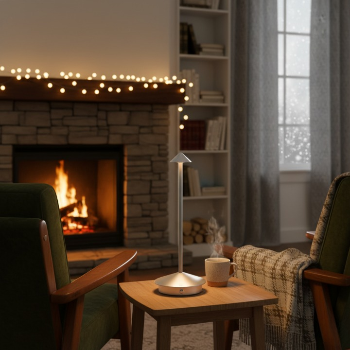 Bezprzewodowa LED owa lampa stolowa z-akumulatorem