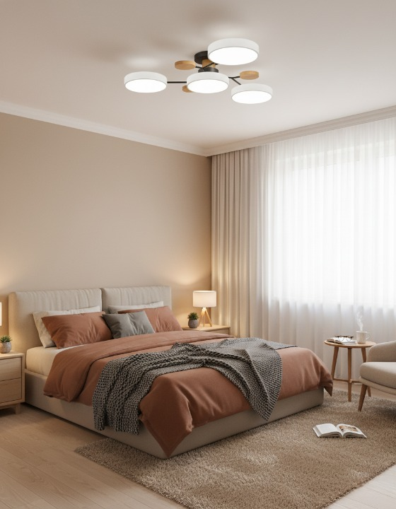 Nowoczesna lampa sufitowa LED do salonu