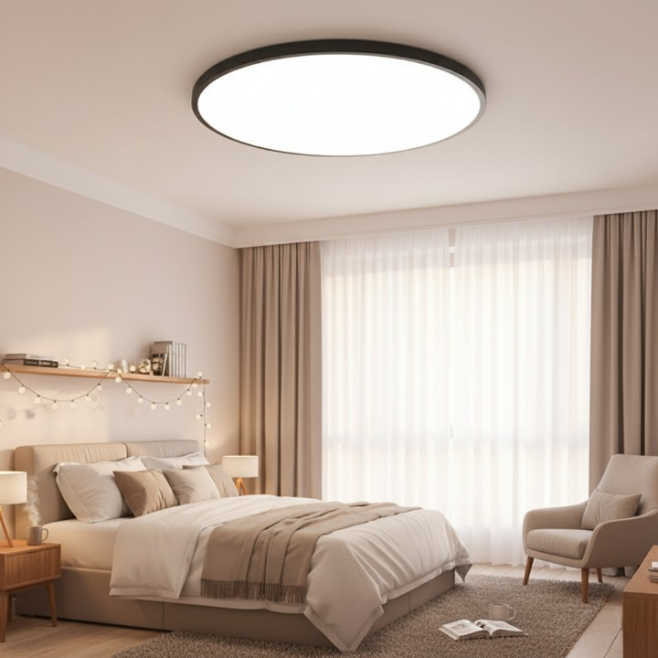 Nowoczesna okrągła lampa sufitowa LED