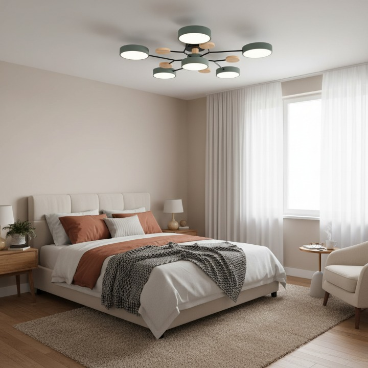 Nowoczesna lampa sufitowa LED do salonu