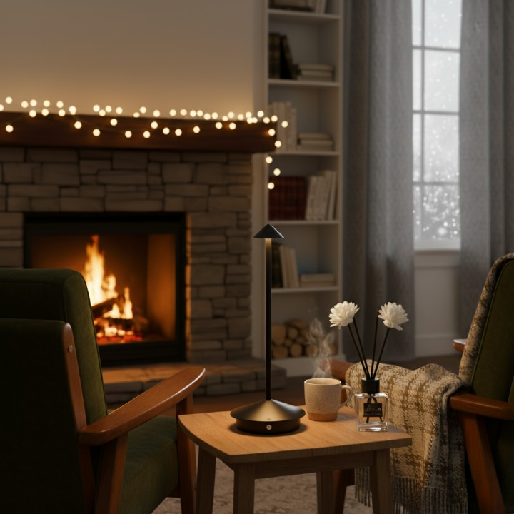 Bezprzewodowa LED owa lampa stolowa z-akumulatorem