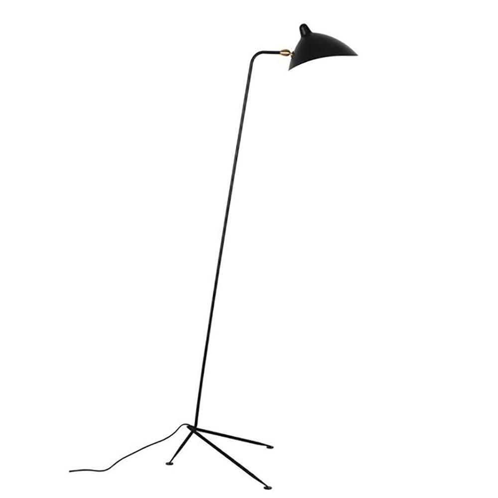 Minimalistyczna lampa stojąca inspirowana stylem vintage