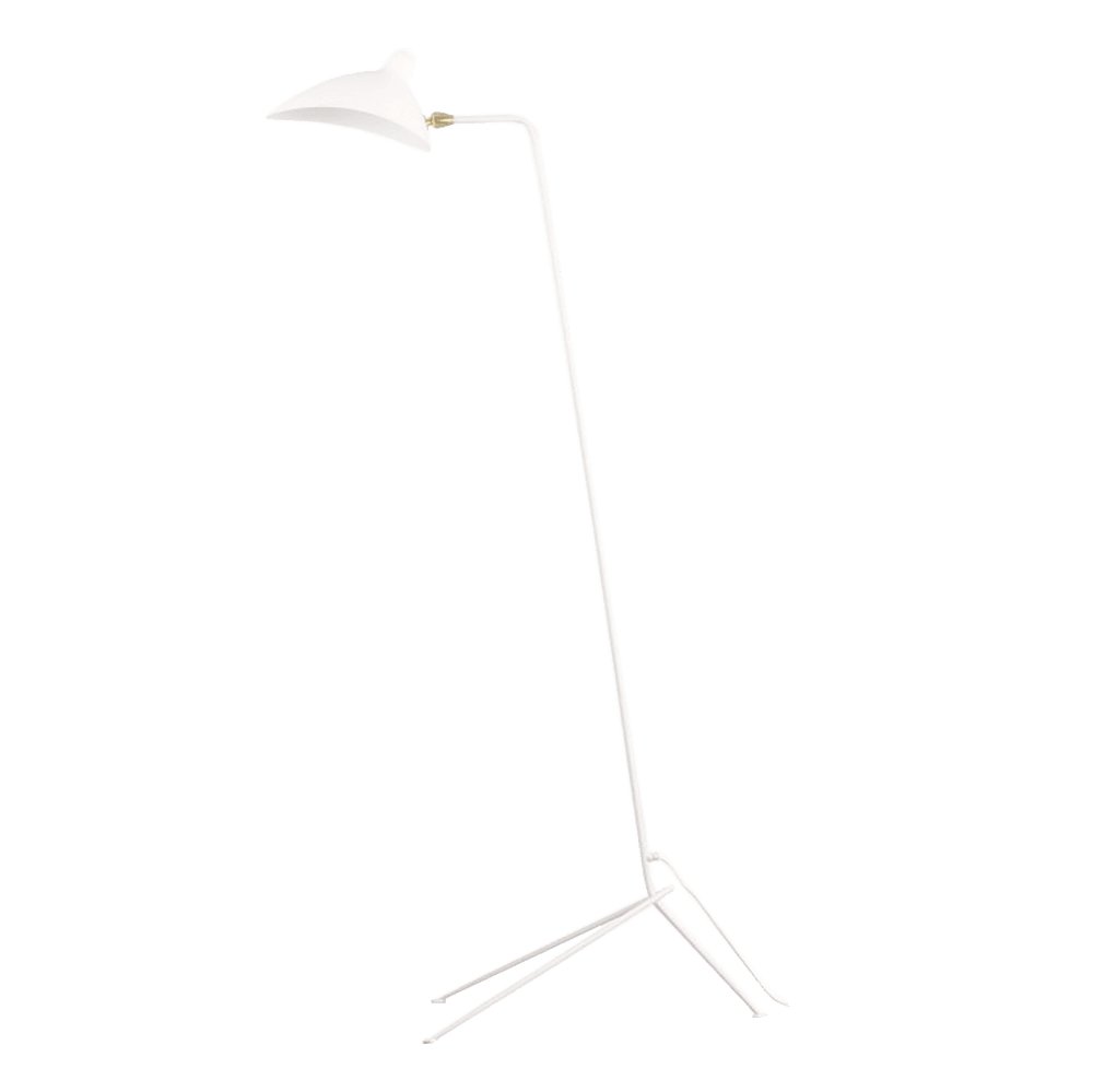 Minimalistyczna lampa stojąca inspirowana stylem vintage