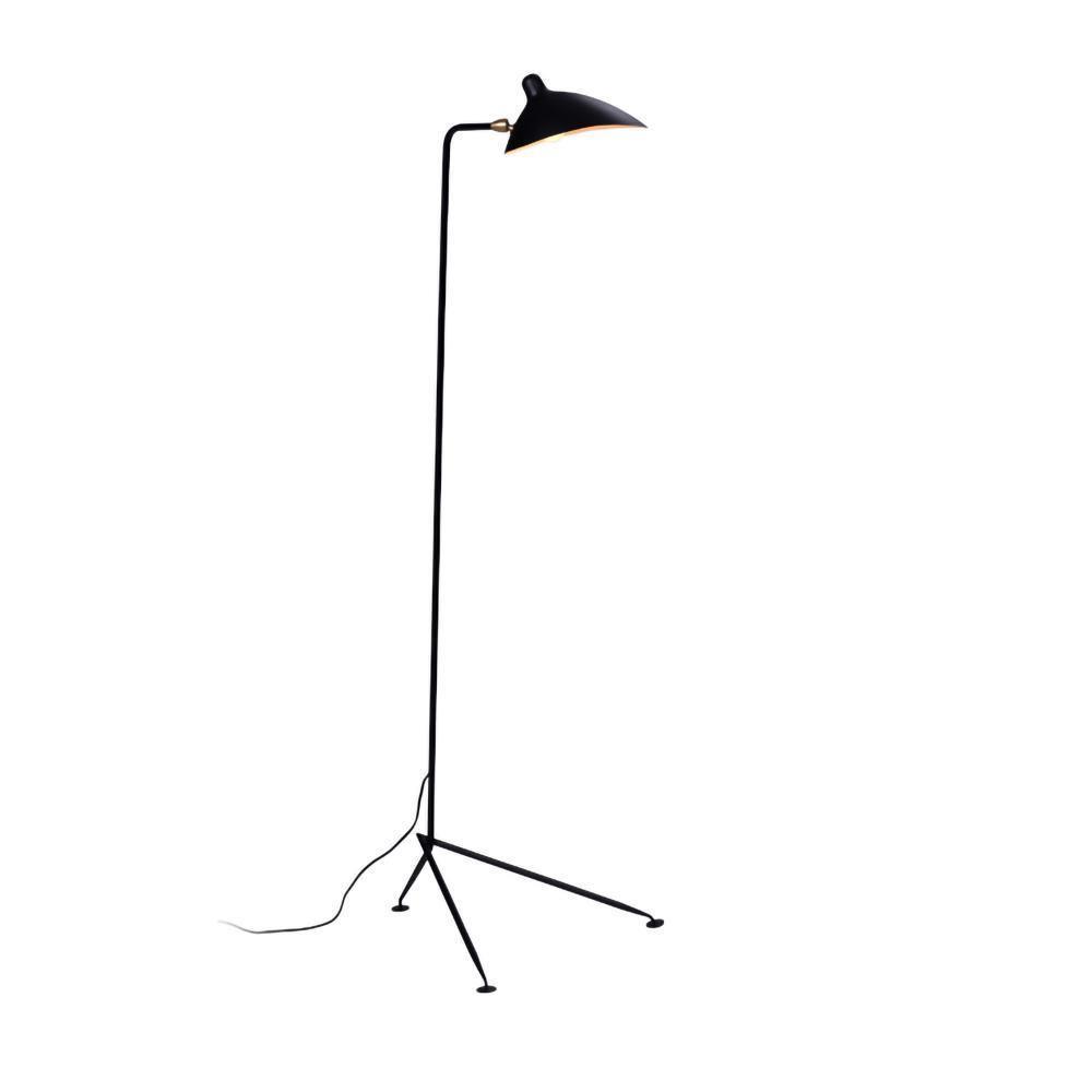 Minimalistyczna lampa stojąca inspirowana stylem vintage