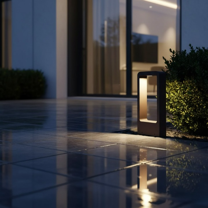 Nowoczesna lampa LED do użytku na zewnątrz