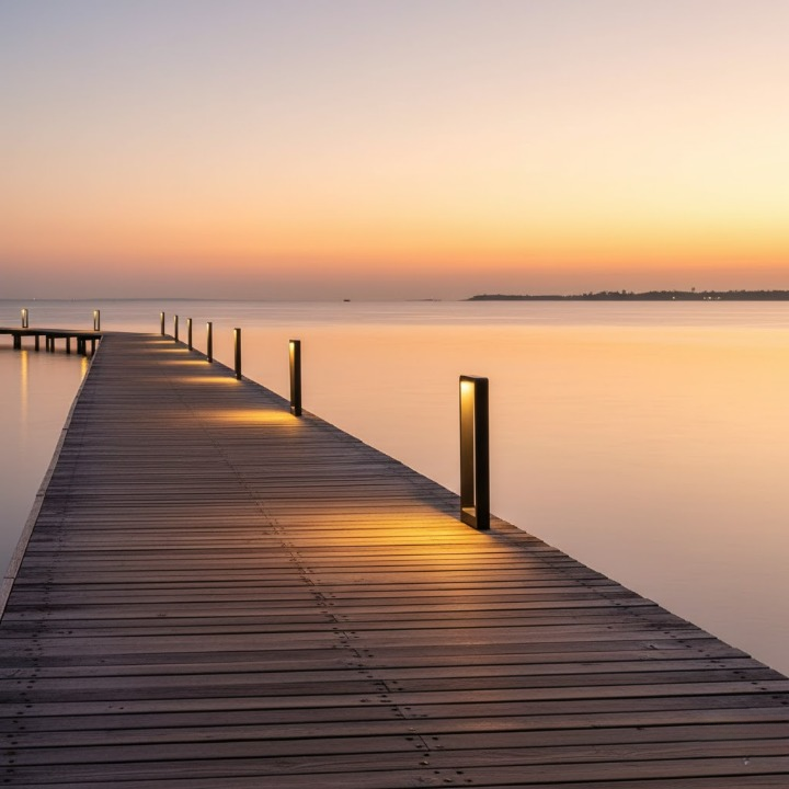 Nowoczesna lampa LED do użytku na zewnątrz