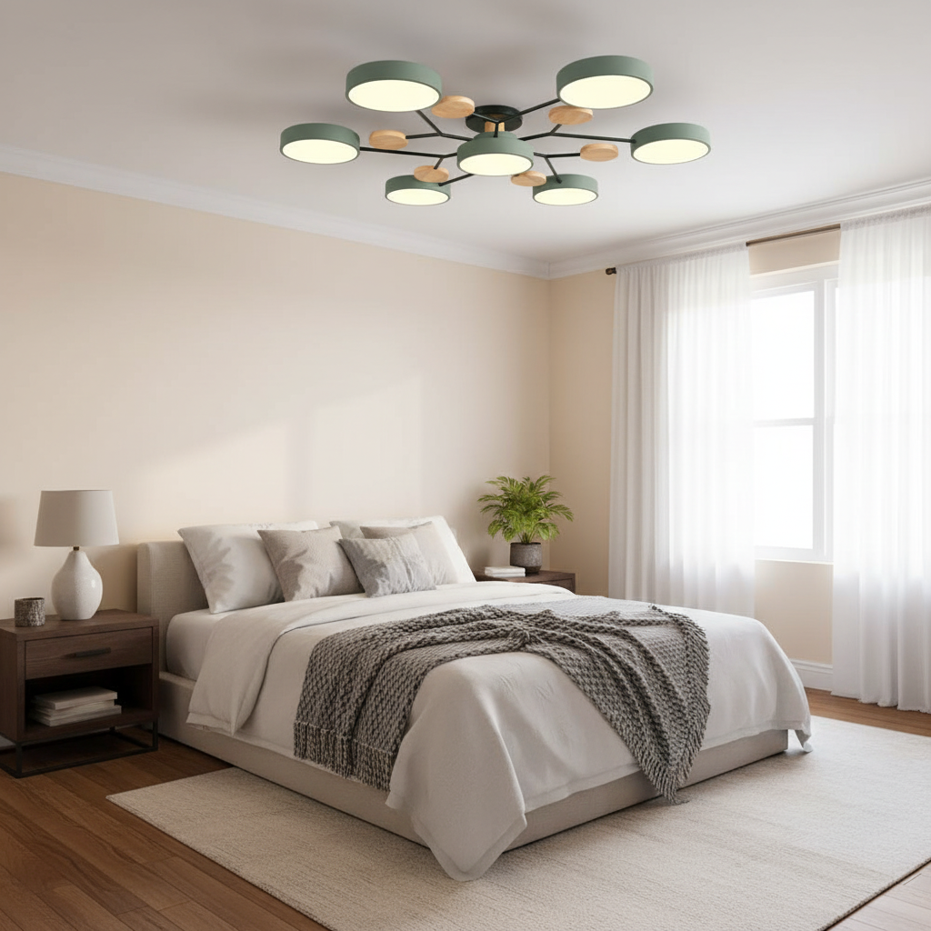 Nowoczesna lampa sufitowa LED do salonu