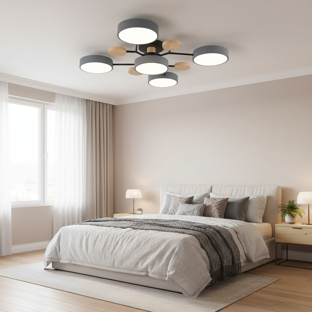 Nowoczesna lampa sufitowa LED do salonu