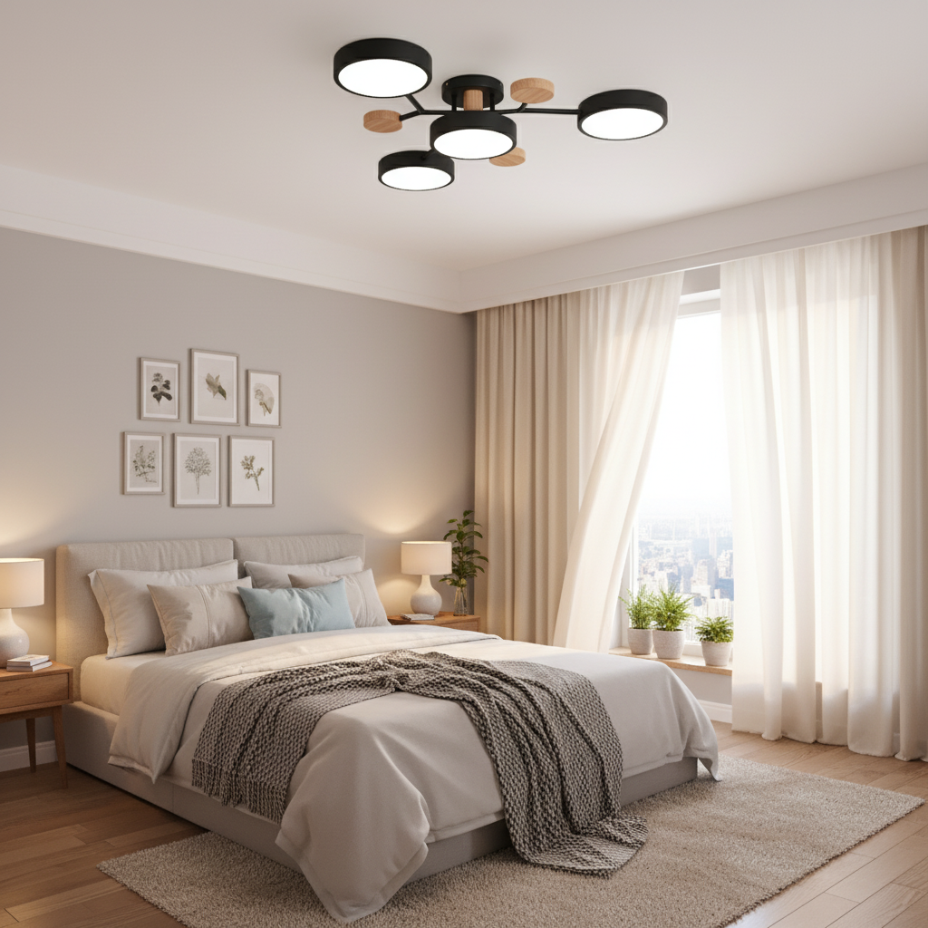 Nowoczesna lampa sufitowa LED do salonu